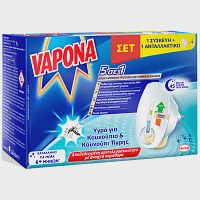 Vapona Αντικουνουπικό Υγρό Σετ 45 Νύχτες