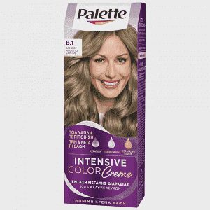 Palette Κρέμα Βαφή Μαλλιών N8.1 Ξανθό Ανοιχτό Σαντρέ