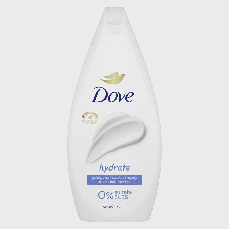 Dušo želė DOVE HYDRATE, 450 ml