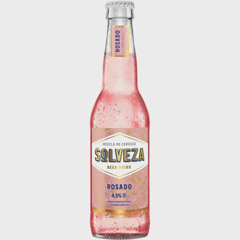 Alaus gėrimas SOLVEZA ROSADO, 4,5 %, 0,33 l