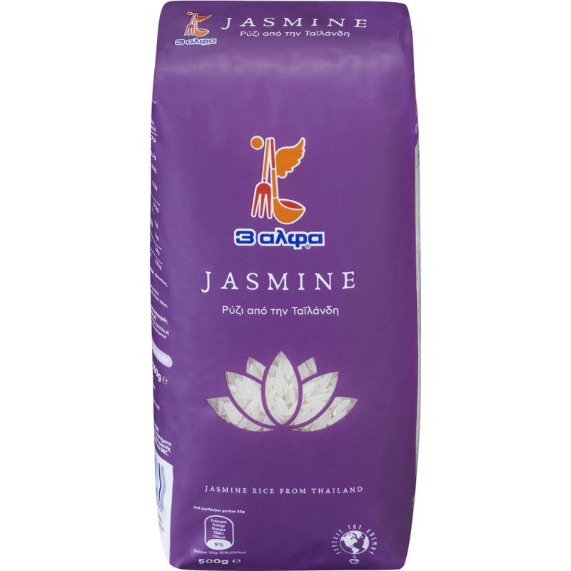 3αλφα Ρύζι Jasmine 500gr