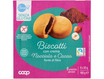 Coop keks kakao i lješnjak bez glutena 180 g