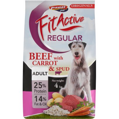 Panzi Fit Active Regular Adult marha teljesértékű eledel felnőtt kutyák részére 4 kg