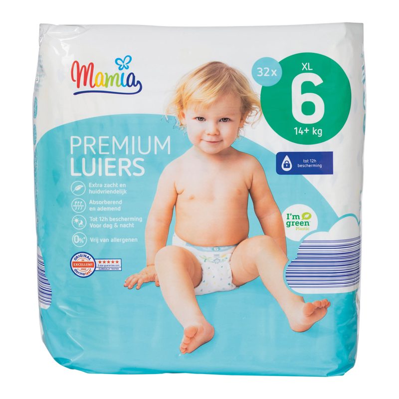 Luiers XL maat 6