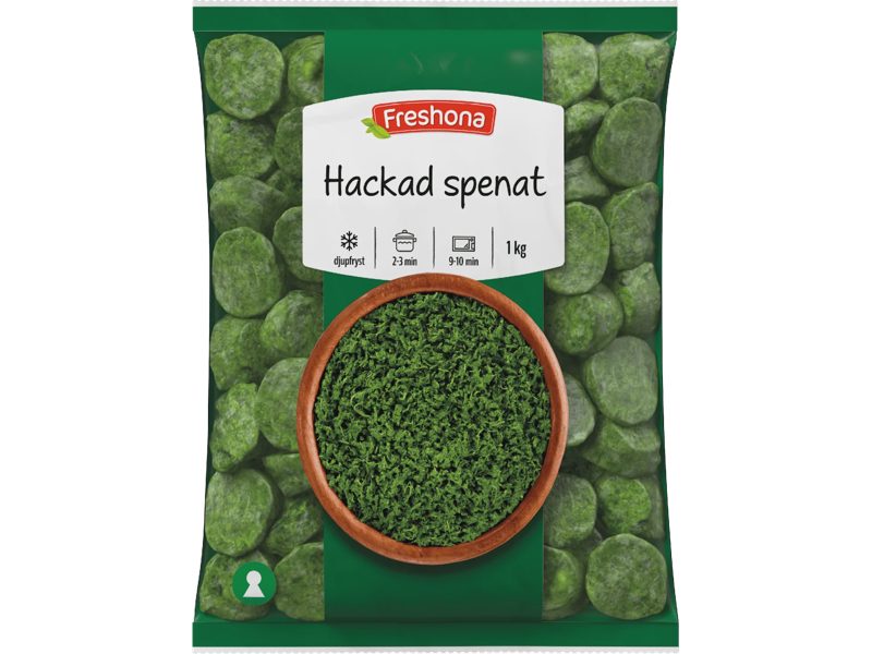 Hackad spenat