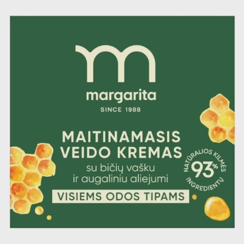 Maitinamasis veido kremas MARGARITA, 50ml