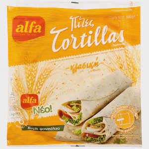 Alfa Τορτίγια Κλασσική 6τεμ 370gr