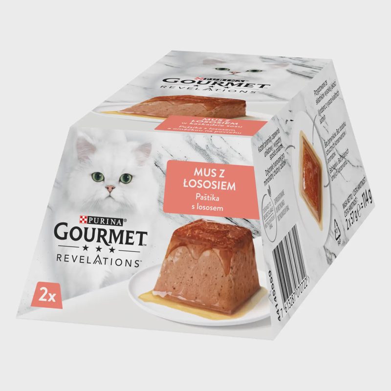 Kačių ėd. GOURMET REVELAT., su laš. 2 x 57 g