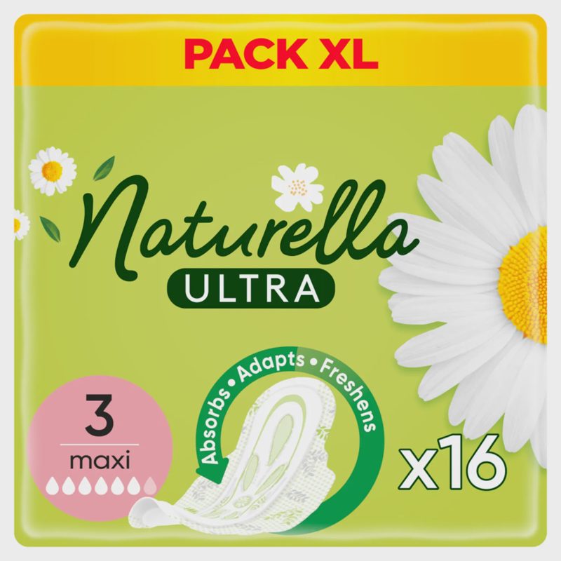 Hig. paketai NATURELLA ULTRA SUPER, 16vnt.