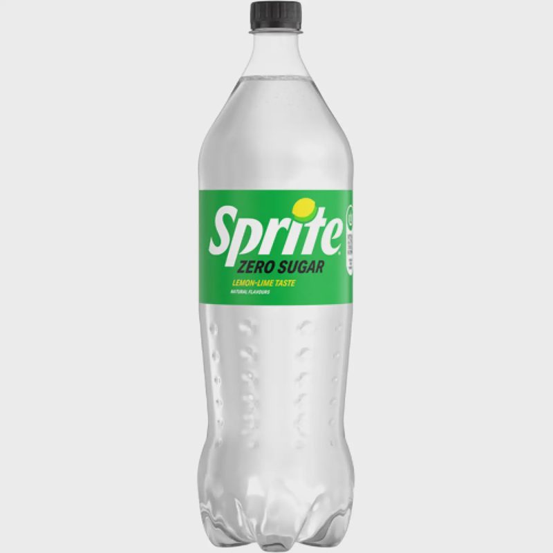 Gazuotas gaivusis gėrimas SPRITE ZERO, 1,5 l