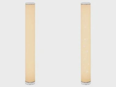 Staande LED-lamp, 16 kleuren en warmwit