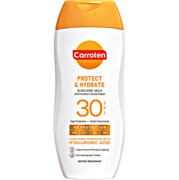Carroten Protect & Hydrate Suncare Milk 4D Protection SPF30, 200 ml