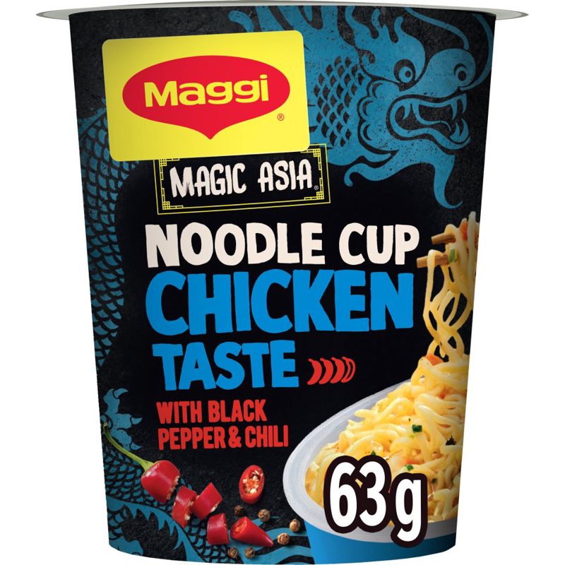 Maggi Noodles Cup Με Κάρυ 63gr