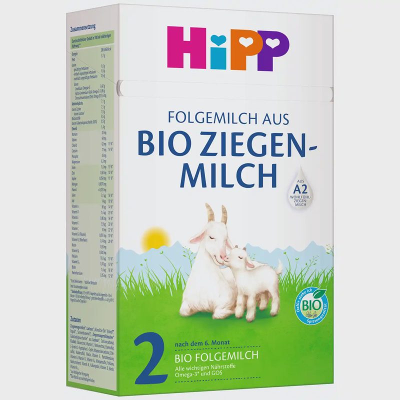 Ekol. ožkos pieno mišinys HIPP, 6 mėn., 400 g