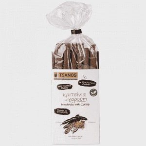 Tsanos Κριτσίνια Με Χαρούπι 120gr
