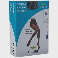 Diana Topaz Mousse 18D Κάλσον Μαύρο Medium-Large