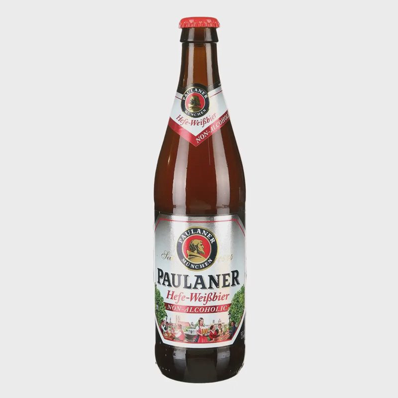 Kvietinis nealkoholinis alus PAULANER 0,5l