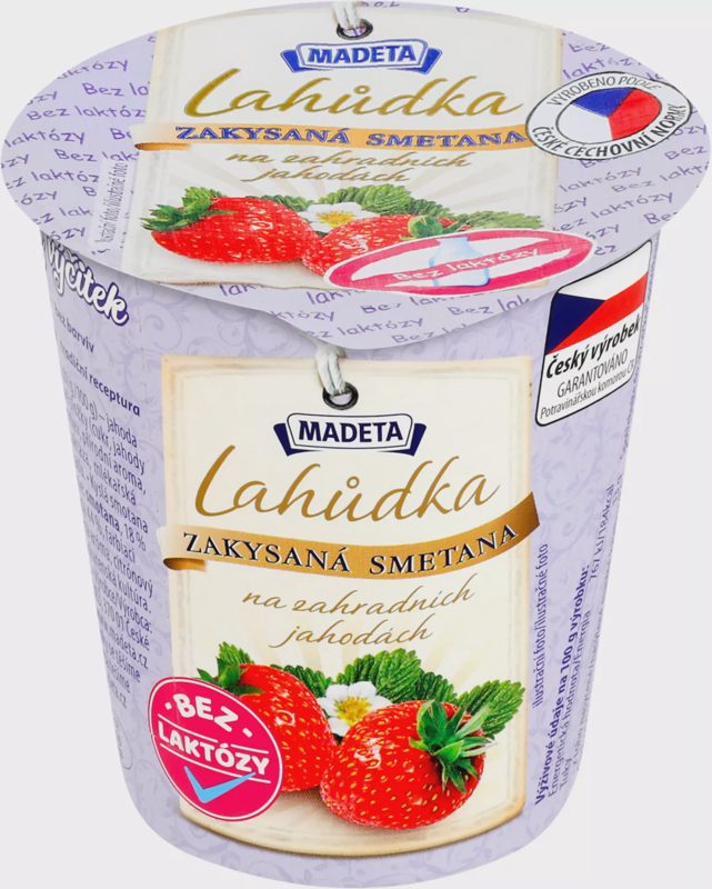 Zakysaná smetana bez laktózy