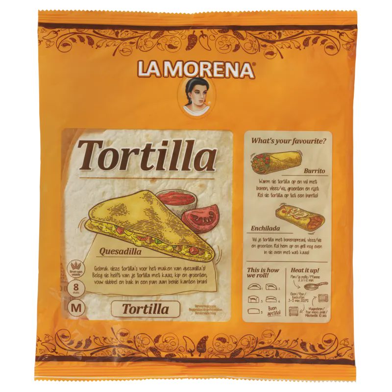La Morena Tortilla Mais 320g