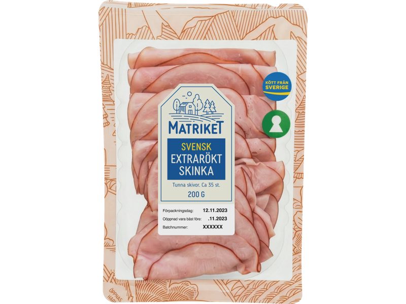 Extrarökt skinka