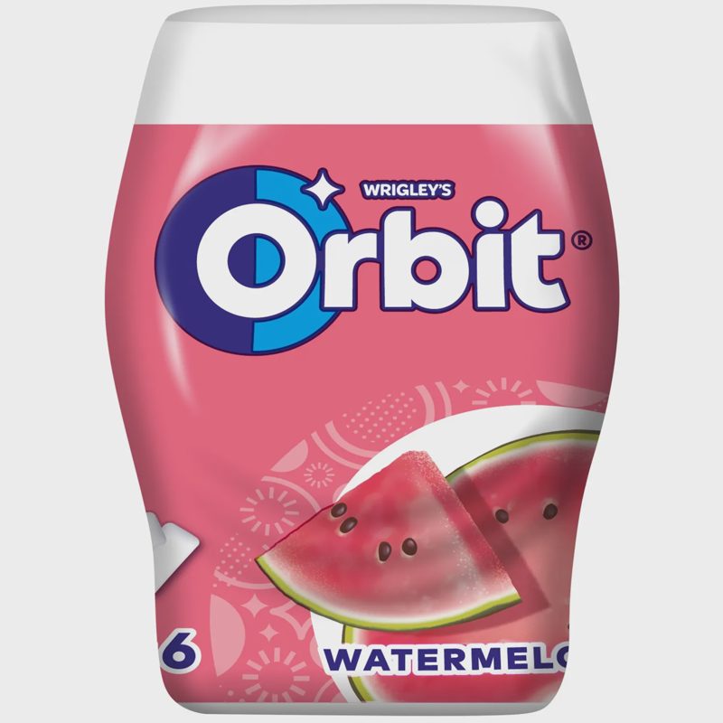 Becuk. kramt. guma su sald. ORBIT, 64 g