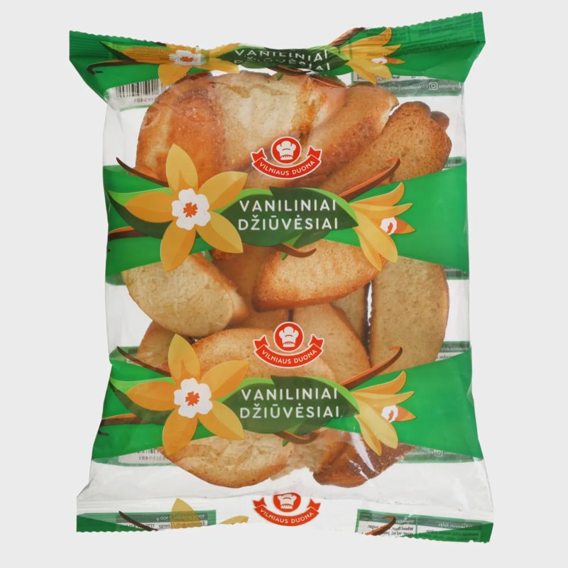 Vaniliniai džiūvėsiai VILNIAUS DUONA, 250g