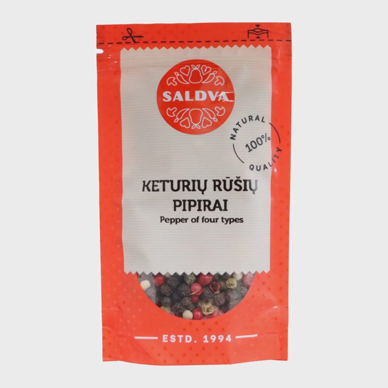 Keturių rūšių pipirai SALDVA, 25 g