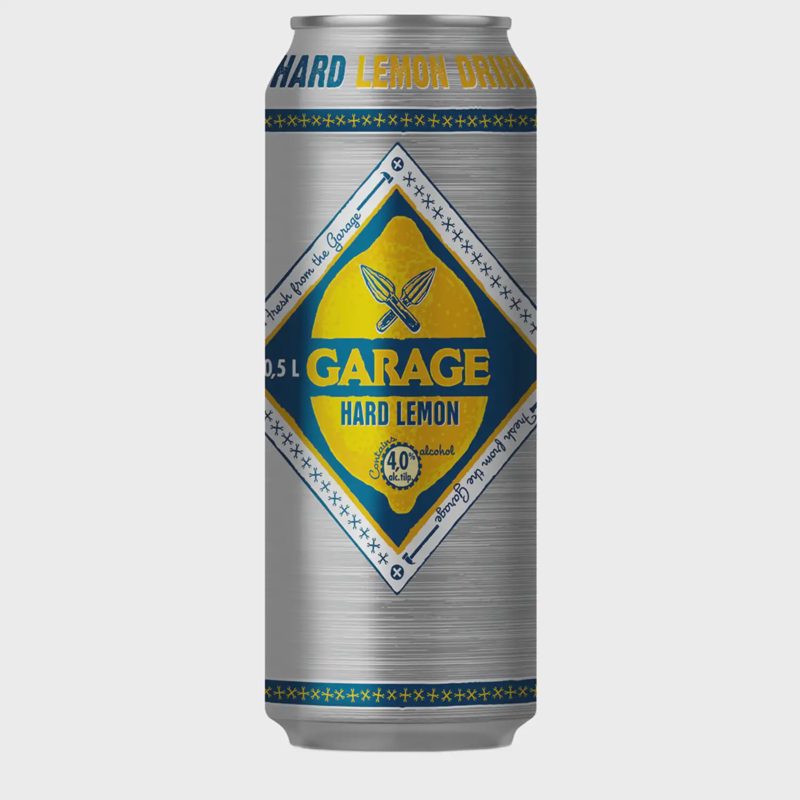 Alaus kokteilis GARAGE HARD LEMON, 4,0%, 0,5l