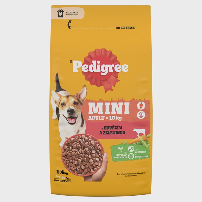 Pedigree Adult Ξηρή Τροφή Σκύλου Κοτόπουλο & Λαχνικά 1.4kg