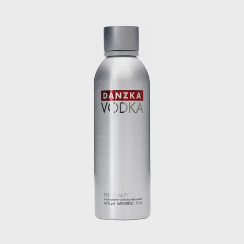 DANZKA Vodka de calidad premium, elaborado con trigo integral danés botella 70 cl.