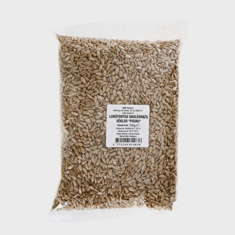 Lukštentos saulėgrąžų sėklos PIGIAU, 500g