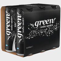 Green Soda Κουτί 330ml 6τεμ