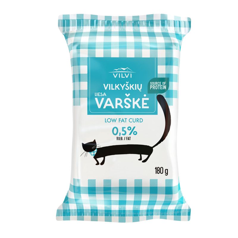 Liesa varškė VILVI, 0,5 % rieb., 180 g