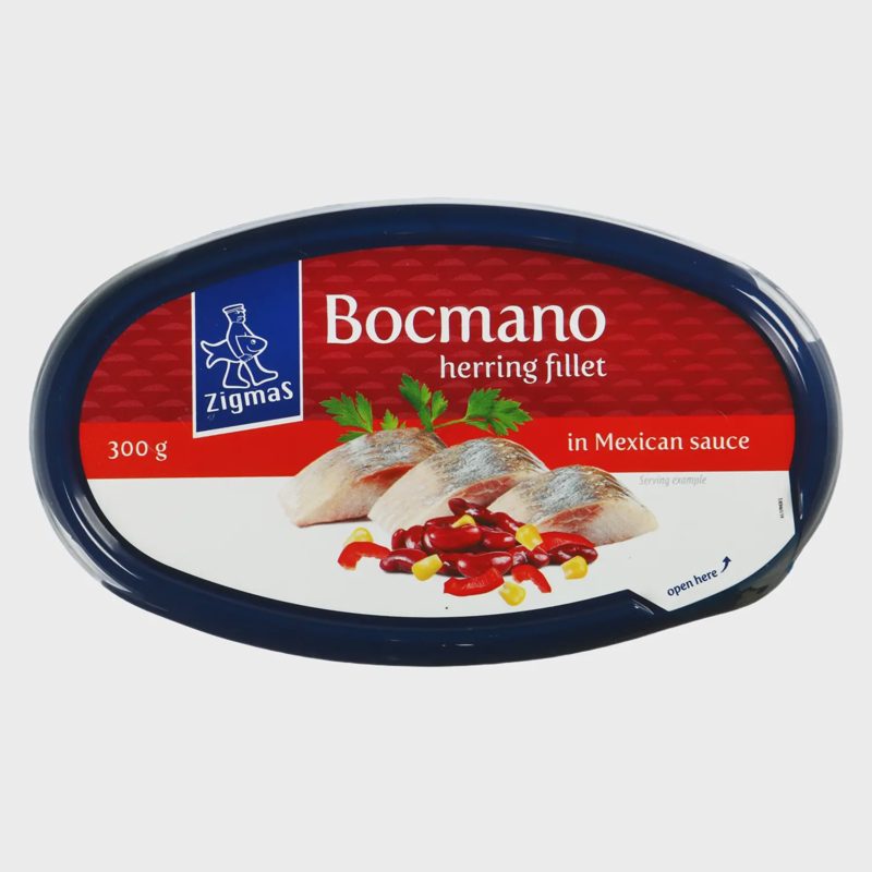 BOCMANO silkių filė meks. pad. ZIGMAS, 300 g