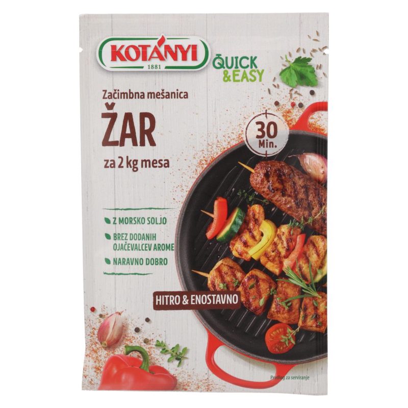 ZAČIMBNA MEŠANICA ZA ŽAR QUICK&EASY, KOTÁNYI, 40G