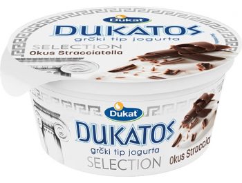 Dukat Dukatos grčki tip jogurta Selection stracciatella 150 g