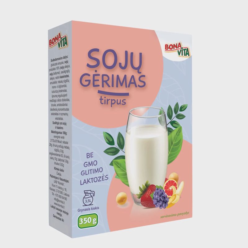 Tirpus sojų gėrimas BONA VITA, 350 g