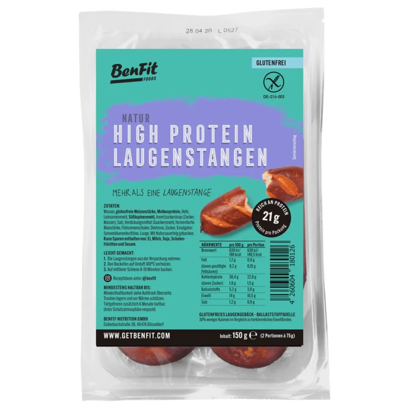 High protein laugenstangen