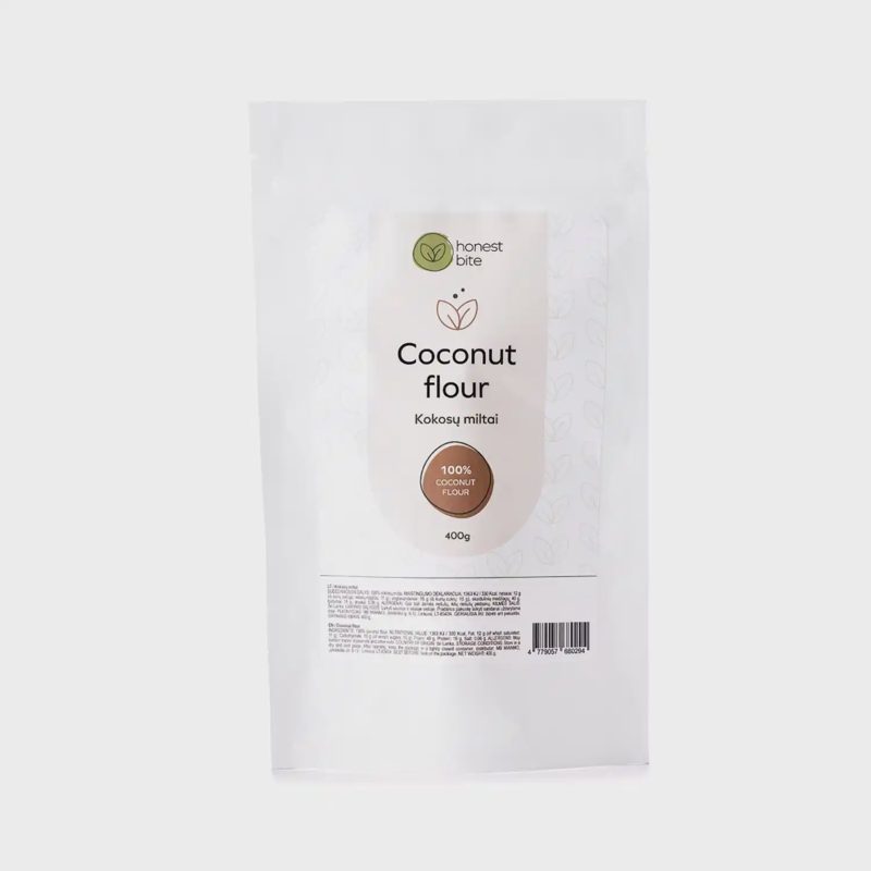 Kokoso miltai HONESTBITE, 400 g