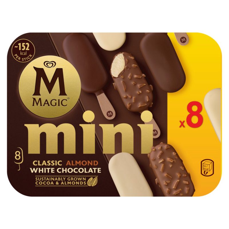 Magic Mini Classic Almond White Chocolate 8x42,1gr 55ml