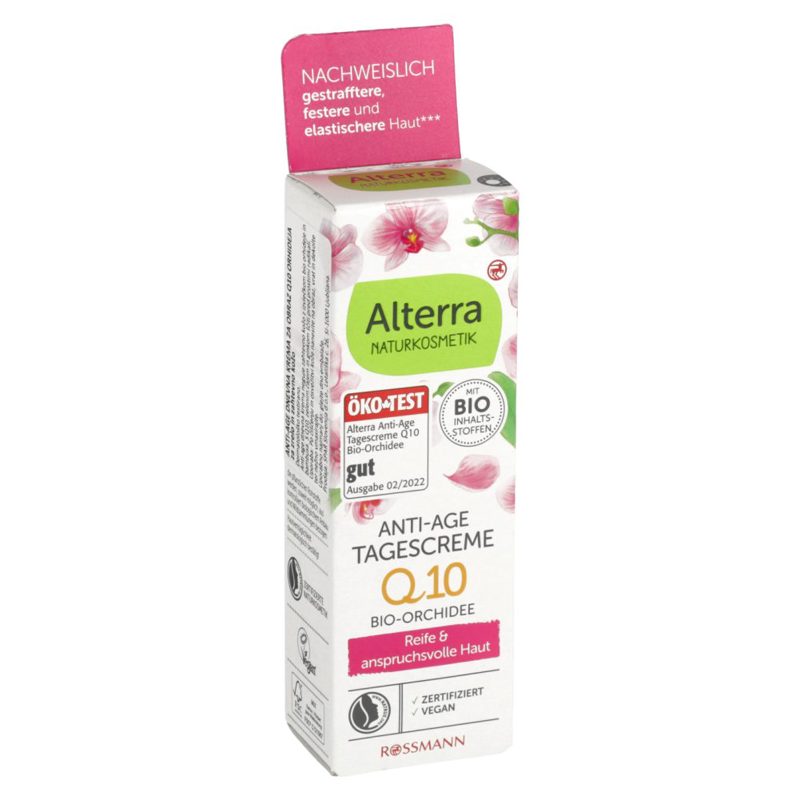 ANTI-AGE DNEVNA KREMA ZA OBRAZ Q10 ORHIDEJA, ALTERRA, 50ML