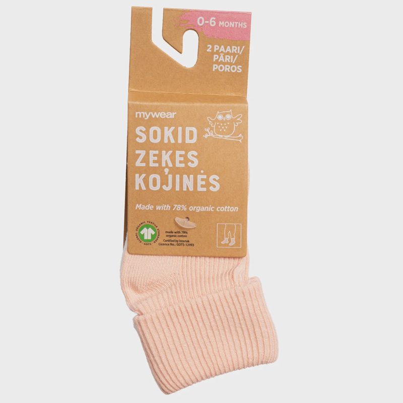 Kūdikių kojinės MYWEAR, 0 - 6 mėn. 2 p.