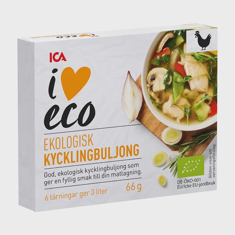 Ekologišk. vištienos sultinys I LOVE ECO, 66g