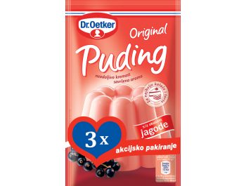Dr.Oetker original puding čokolada 3+1 gratis 4x40 g