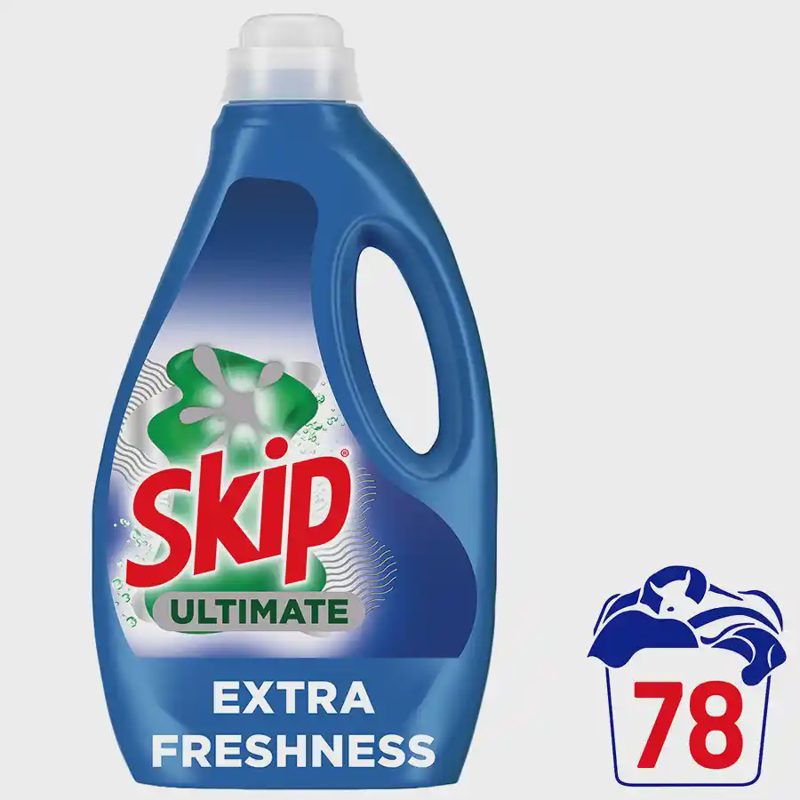 Skip Ultimate Υγρό Απορρυπαντικό Πλυντηρίου Ρούχων Extra Fresh 78mez. 3,51lt.