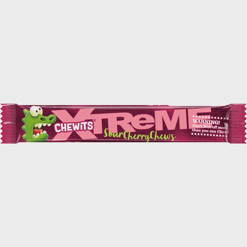 Kramt. saldainiai CHEWITS EXTREME CHERRY, 34g