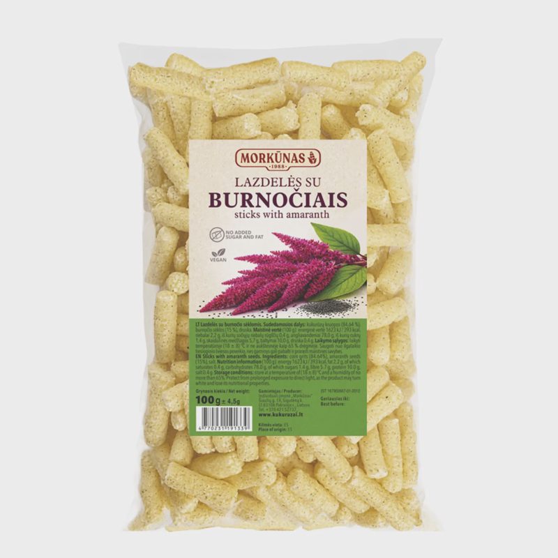 Kukurūzų lazd. burnočio sėkl. MORKŪNAS, 100 g