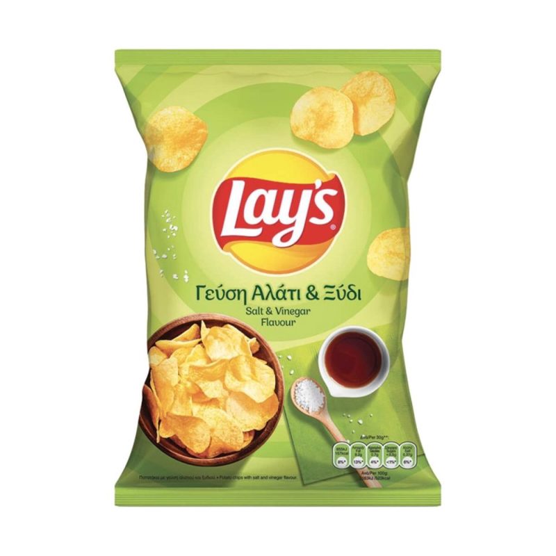 Lay's Γεύση Αλάτι Ξίδι 120gr