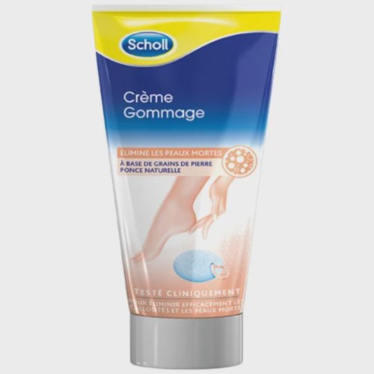 Crème pieds Gommage Elimine les Peaux Mortes SCHOLL