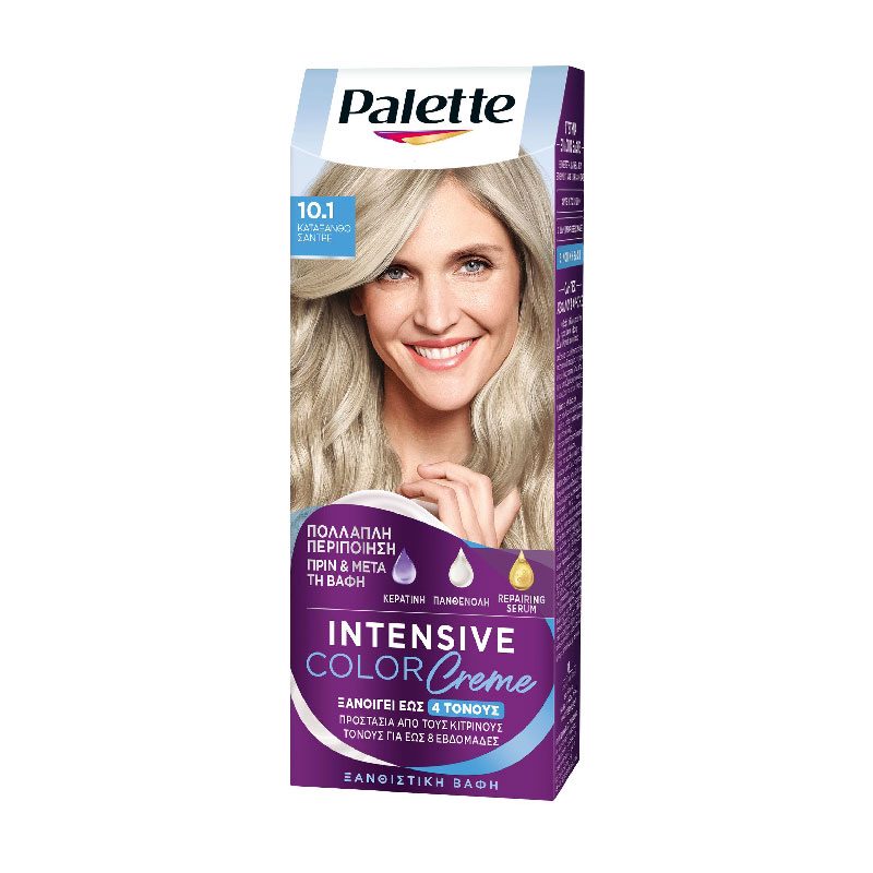 Palette Κρέμα Βαφή Μαλλιών Ν10.1 Κατάξανθο Σαντρέ